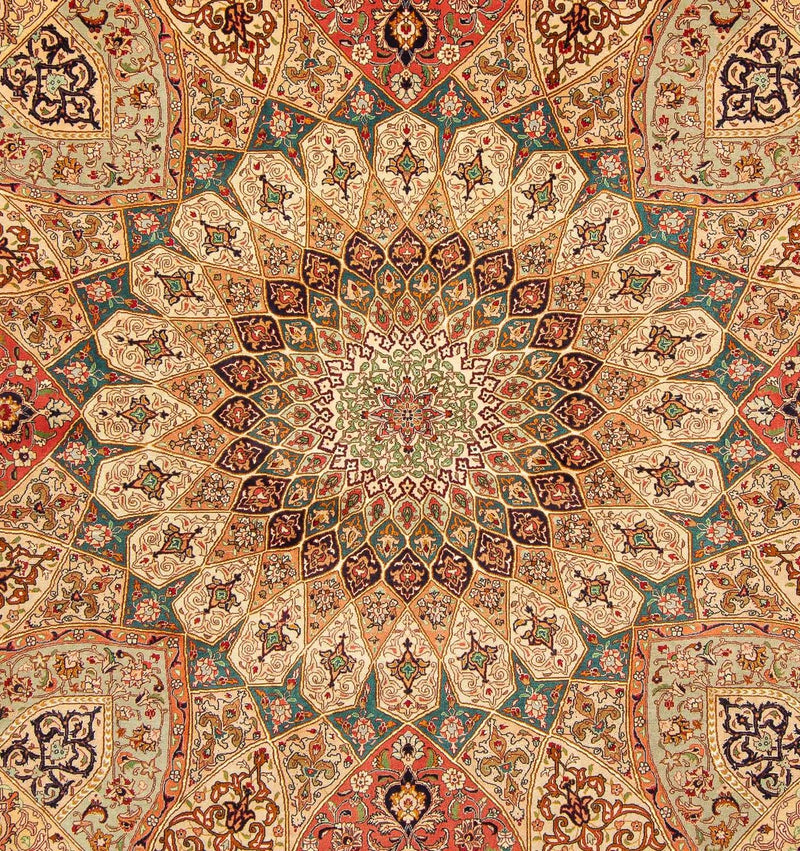 Tabriz - 50 Raj Teppe 253x252cm - Persisk teppe