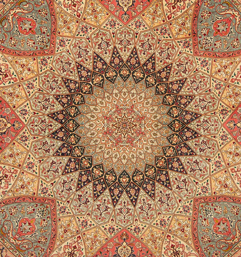 Tabriz - 50 Raj Teppe 250x253cm - Persisk teppe