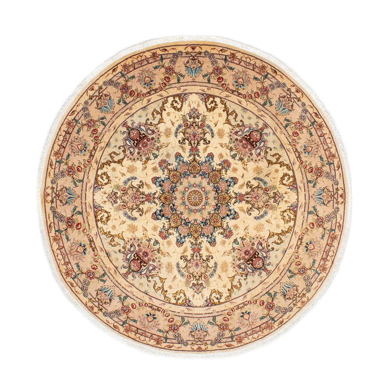Tabriz - 50 Raj Teppe 150x150cm - Persisk teppe