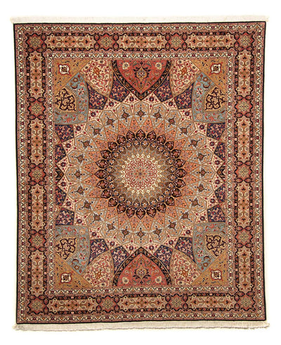 Tabriz - 50 Raj Teppe 205x242cm - Persisk teppe
