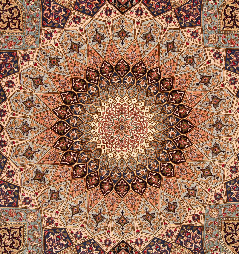 Tabriz - 50 Raj Teppe 205x242cm - Persisk teppe