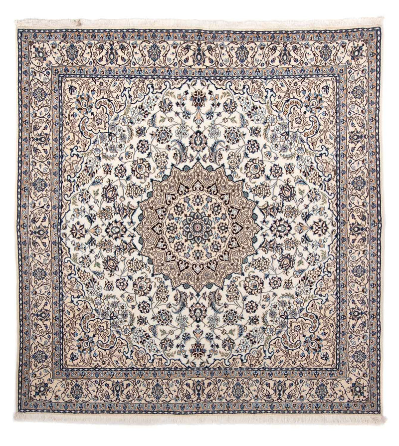 Persisk teppe - Nain - Royal square  - 210 x 202 cm - beige