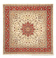Tabriz - 50 Raj Teppe 209x208cm - Persisk teppe