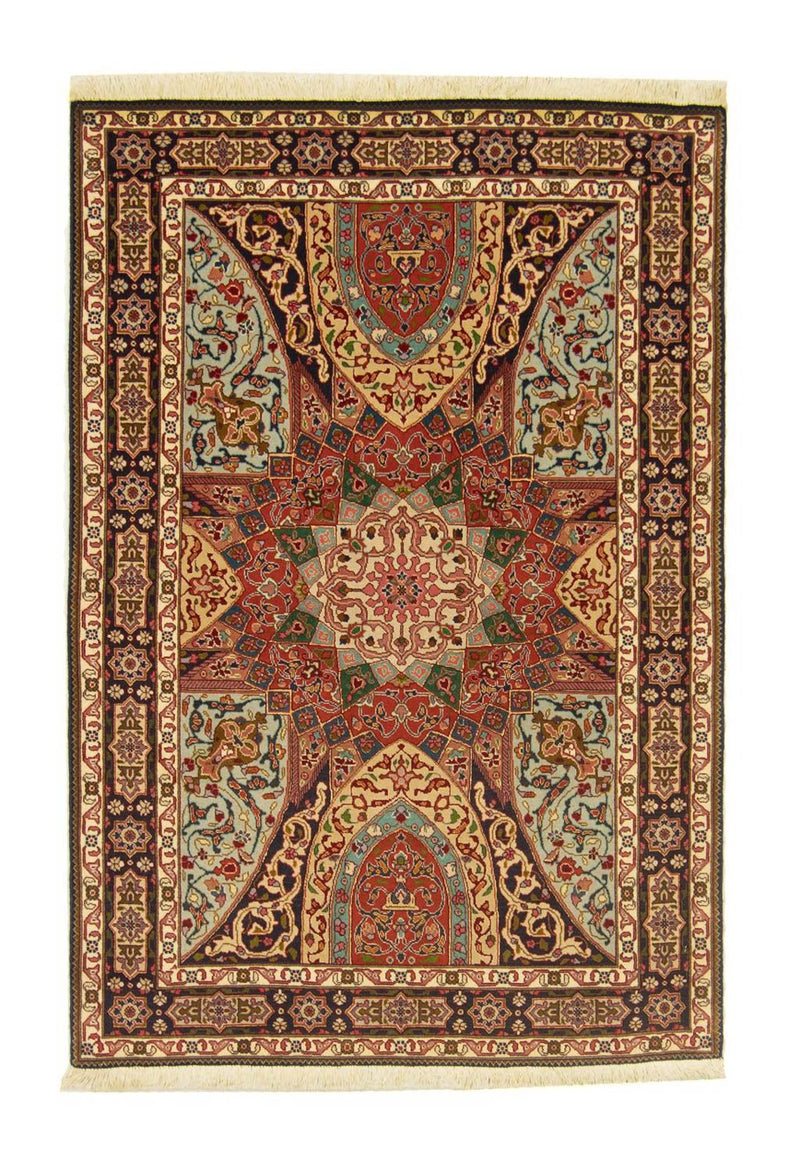 Tabriz - 50 Raj Teppe 151x102cm - Persisk teppe