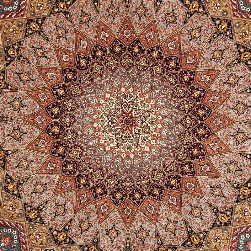 Tabriz - 50 Raj Teppe 298x388cm - Persisk teppe - flerfarget