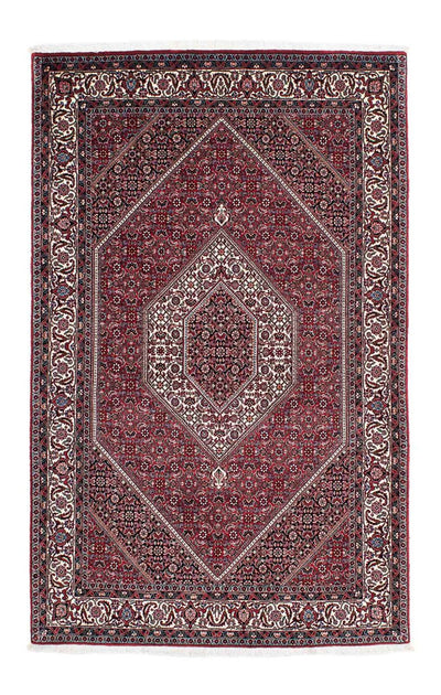 Bidjar Teppe 132x209cm - Persisk teppe - lys rød