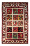 Bakhtiari Teppe 252x377cm - Persisk teppe - Rektangulær / Mørk rød / 252 x 377 cm Rektangulær