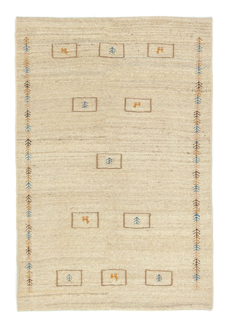 Persisk Gabbeh Teppe 166x113cm - Perserteppich Wollteppich