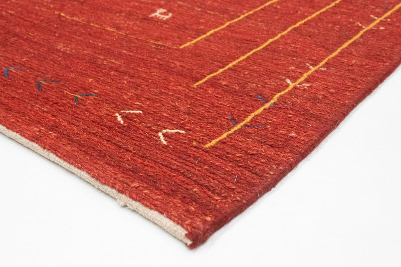 Persisk Gabbeh Teppe 113x165cm - Perserteppich Wollteppich
