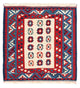 Kilim Fars Teppe 100x100cm