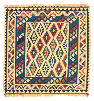 Kilim Fars Teppe 100x100cm