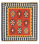 Kilim Fars Teppe 100x105cm