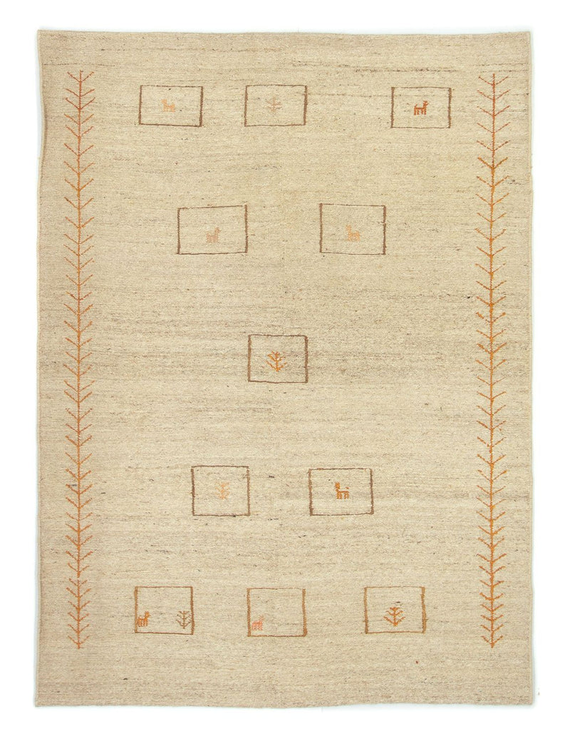 Persisk Gabbeh Teppe 188x139cm - Perserteppich Wollteppich