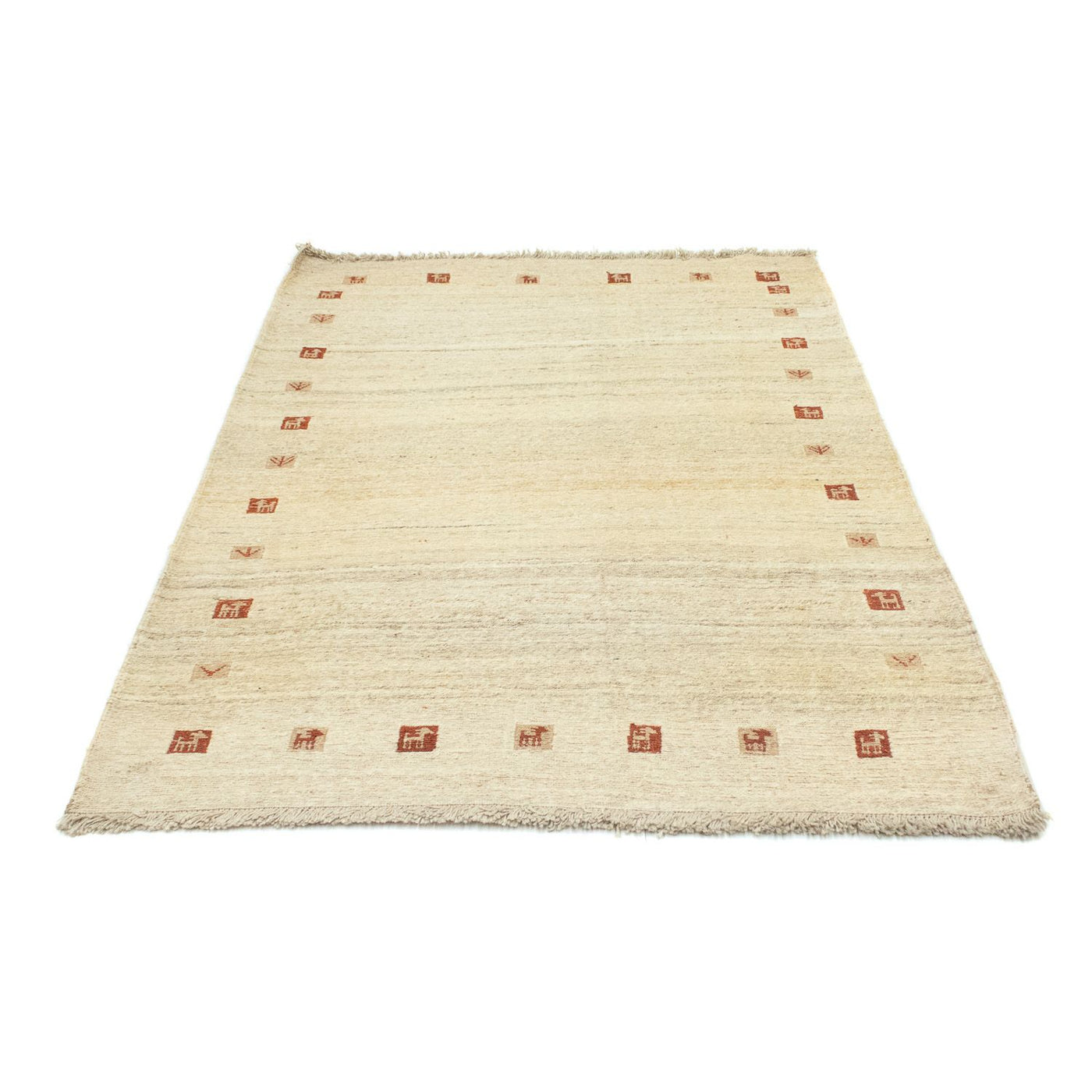 Persisk Gabbeh Teppe 184x124cm - Perserteppich Wollteppich