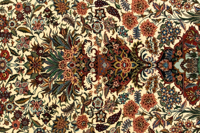 Qom Teppe 145x102cm - Persisk teppe