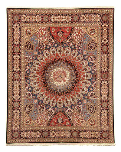 Tabriz - 50 Raj Teppe 205x252cm - Persisk teppe