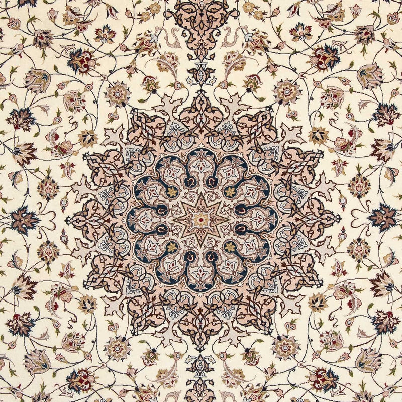 Tabriz - 50 Raj Teppe 202x306cm - Persisk teppe - beige