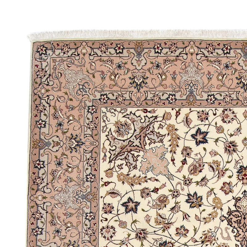 Tabriz - 50 Raj Teppe 202x306cm - Persisk teppe - beige