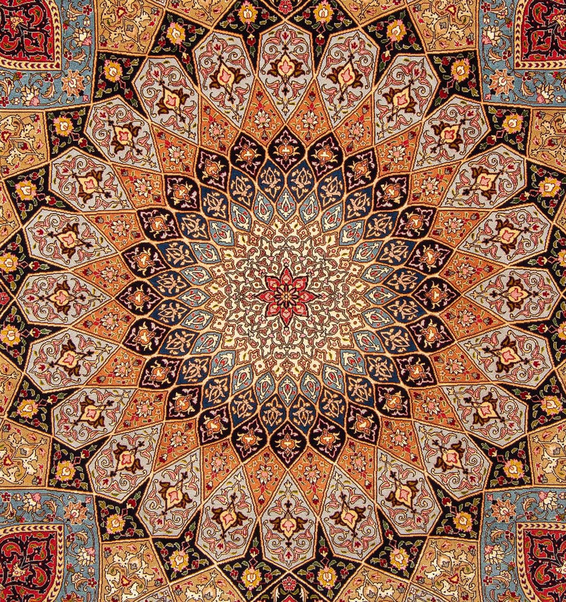 Tabriz - 50 Raj Teppe 201x257cm - Persisk teppe