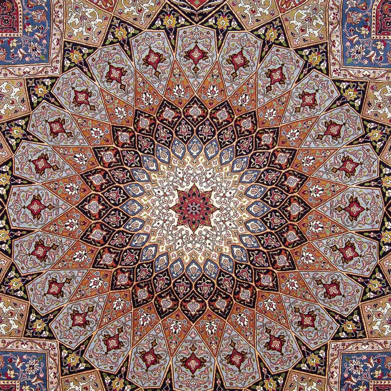 Tabriz - 50 Raj Teppe 254x304cm - Persisk teppe