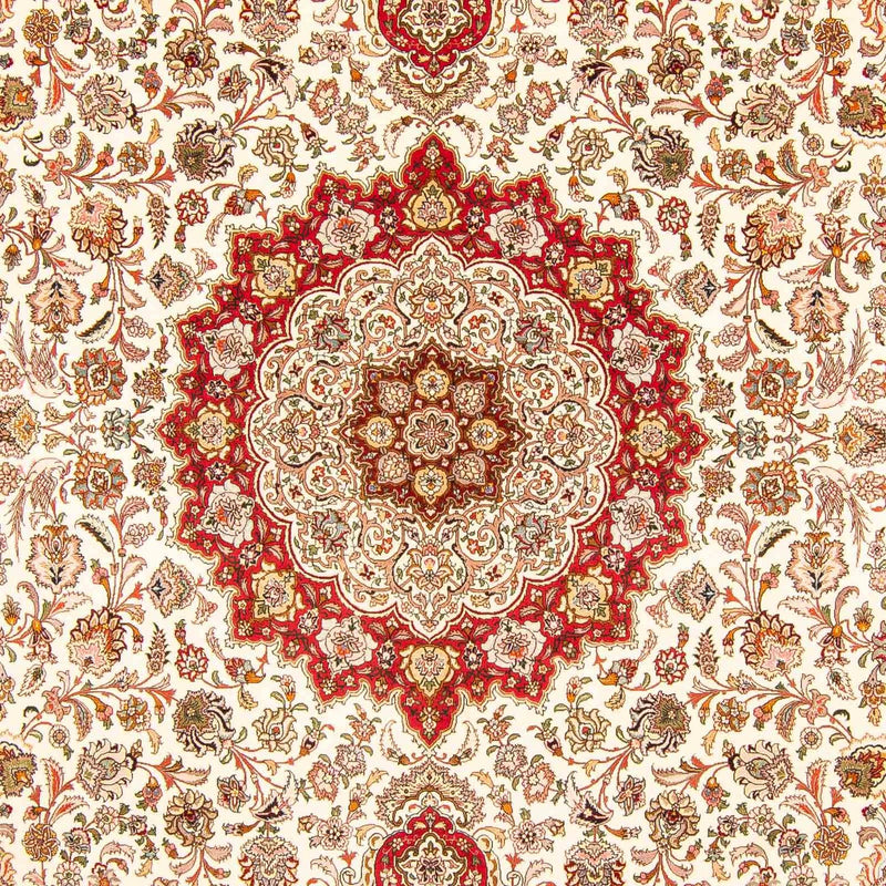 Persisk teppe - Tabriz - Royal - 411 x 303 cm - rød