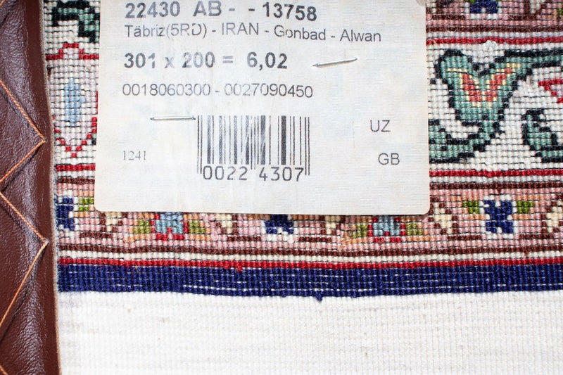 Tabriz - 50 Raj Teppe 301x200cm - Persisk teppe
