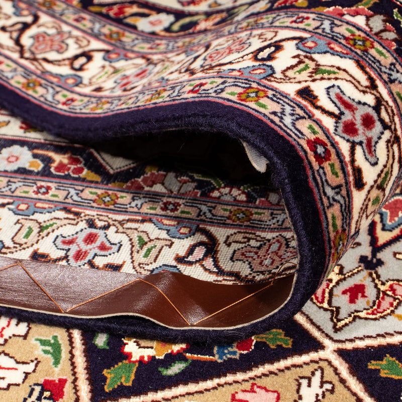 Persisk teppe - Tabriz - Royal square  - 264 x 252 cm - lysebrun