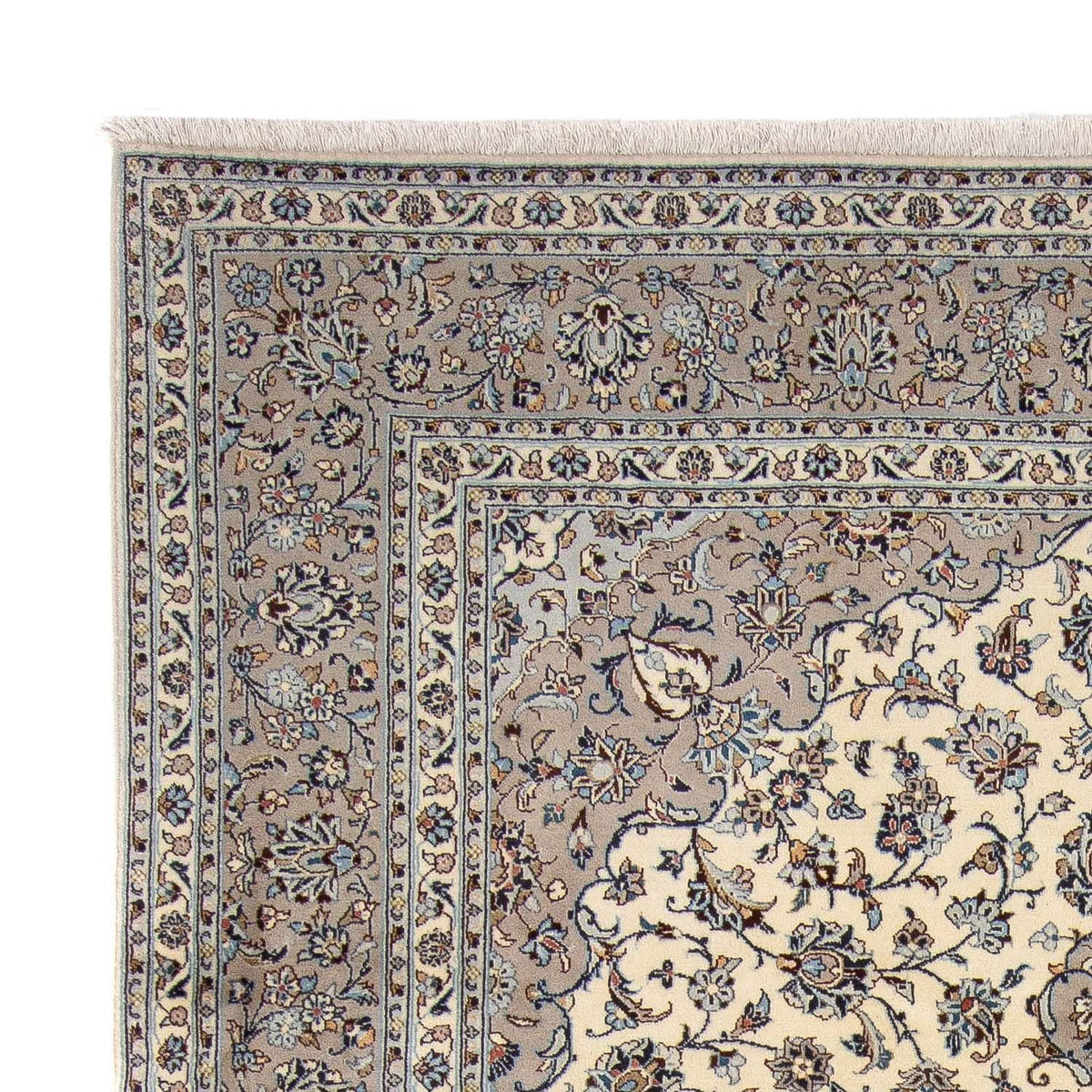 Kashan Teppe 248x352cm - Persisk teppe - beige