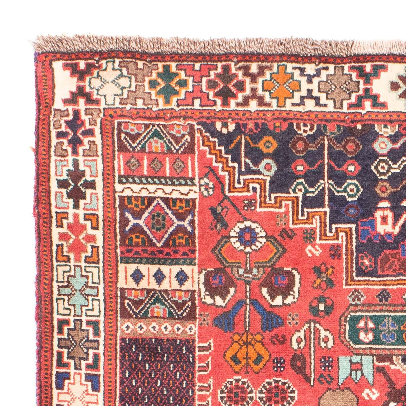 Persisk teppe - Nomadisk - 154 x 100 cm - rød