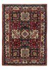 Bakhtiari Teppe 102x150cm - Persisk teppe - Rektangulær / Mørk rød / 102 x 150 cm Rektangulær