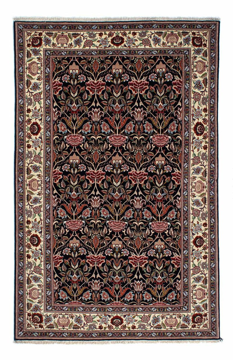 Persisk teppe - Ghom - 210 x 132 cm - mørkeblå
