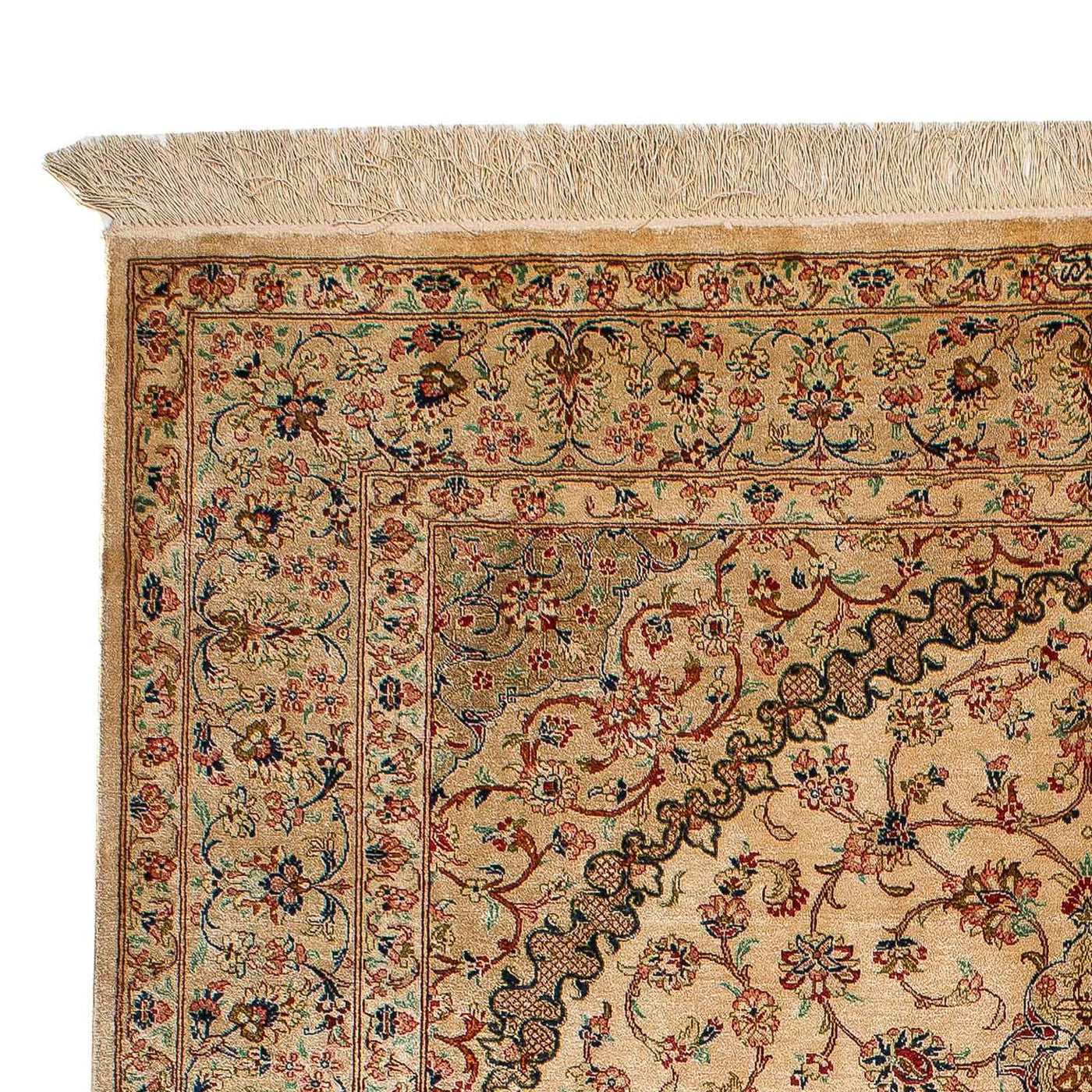 Qom Teppe 195x131cm - Persisk teppe
