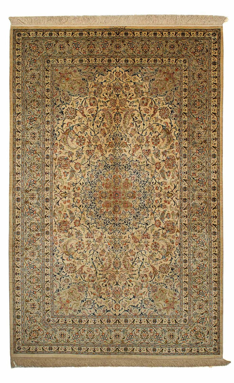 Qom Teppe 204x129cm - Persisk teppe