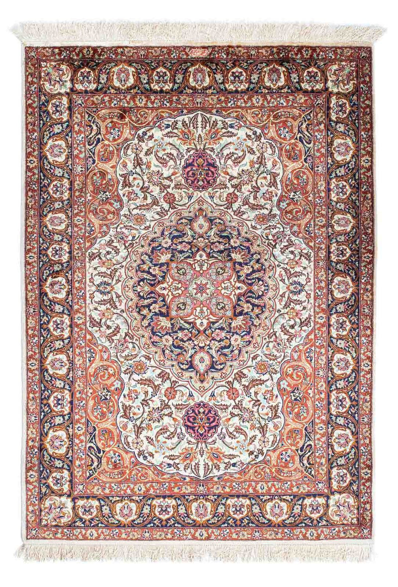 Qom Teppe 148x102cm - Persisk teppe