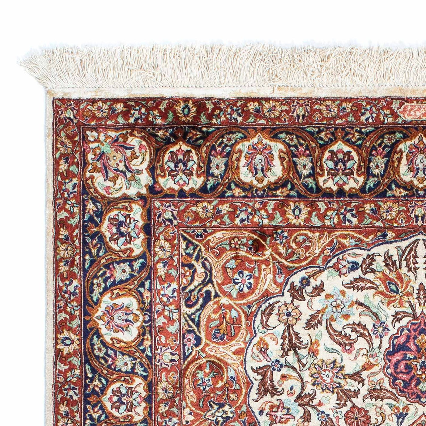 Qom Teppe 148x102cm - Persisk teppe
