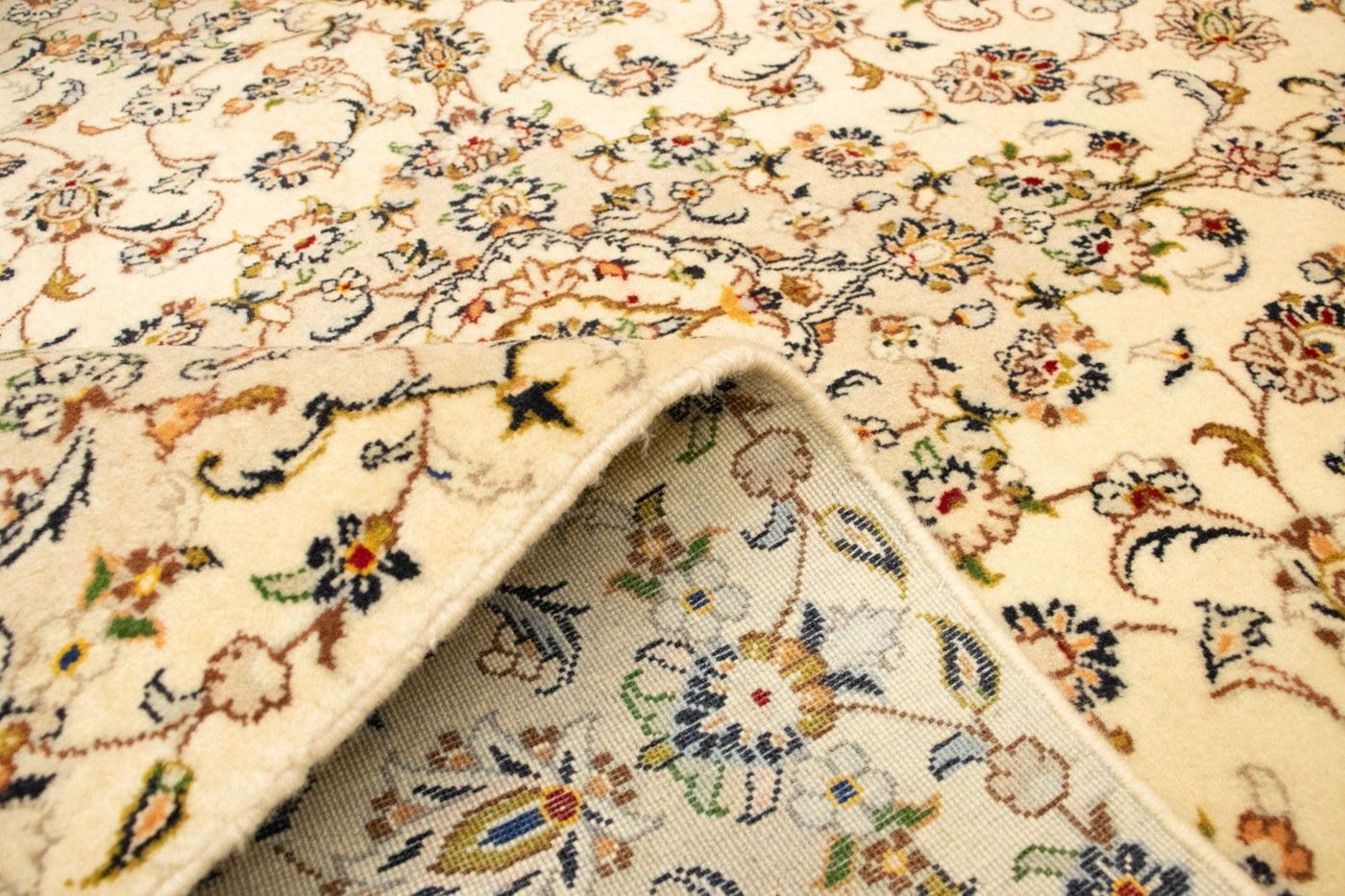 Kashan Teppe 220x142cm - Persisk teppe