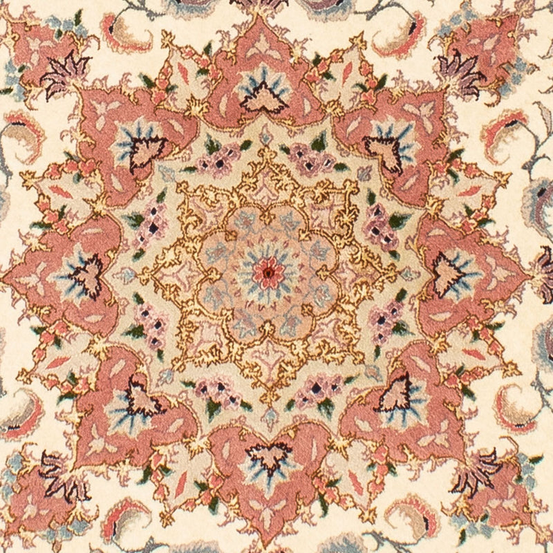 Tabriz - 50 Raj Teppe 150x150cm - Persisk teppe