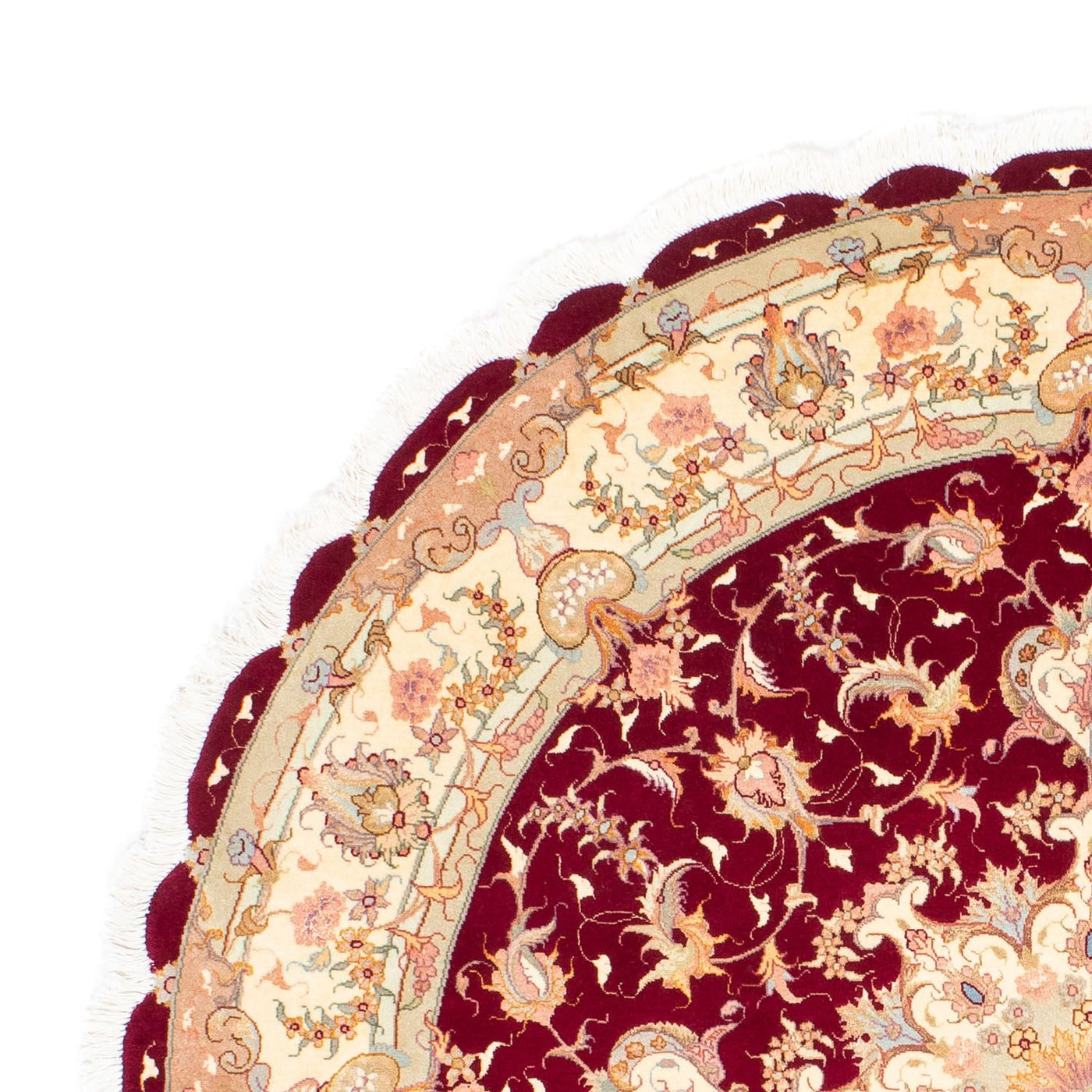 Tabriz - 50 Raj Teppe 150x150cm - Persisk teppe