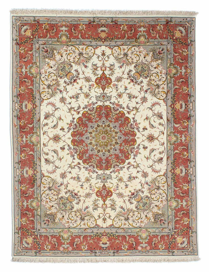 Tabriz - 50 Raj Teppe 198x150cm - Persisk teppe
