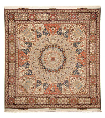 Tabriz - 50 Raj Teppe 253x264cm - Persisk teppe