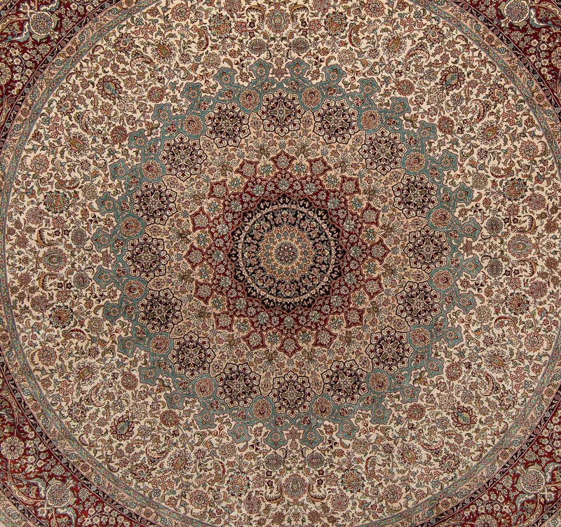 Hereke Teppe 215x215cm - Orientalsk teppe