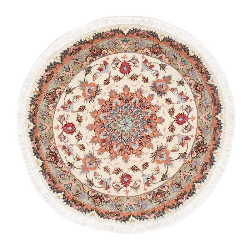 Tabriz - 50 Raj Teppe 100x100cm - Persisk teppe
