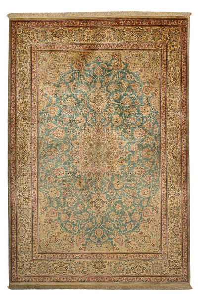 Qom silke Teppe 132x216cm - Persisk teppe