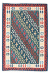 Kilim Fars Teppe 131x193cm - Rektangulær / Blå / 131 x 193 cm Rektangulær