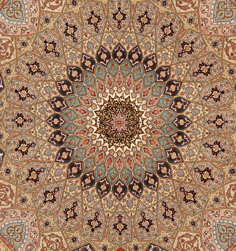 Tabriz - 50 Raj Teppe 204x206cm - Persisk teppe