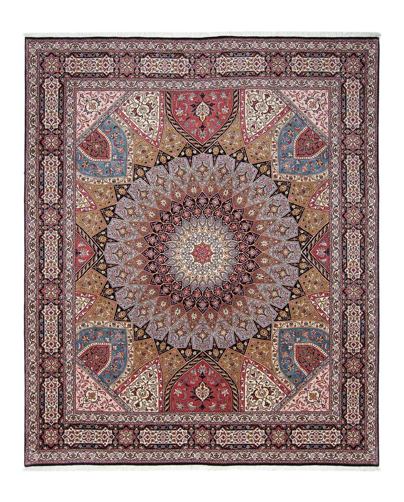 Tabriz - 50 Raj Teppe 256x303cm - Persisk teppe - flerfarget
