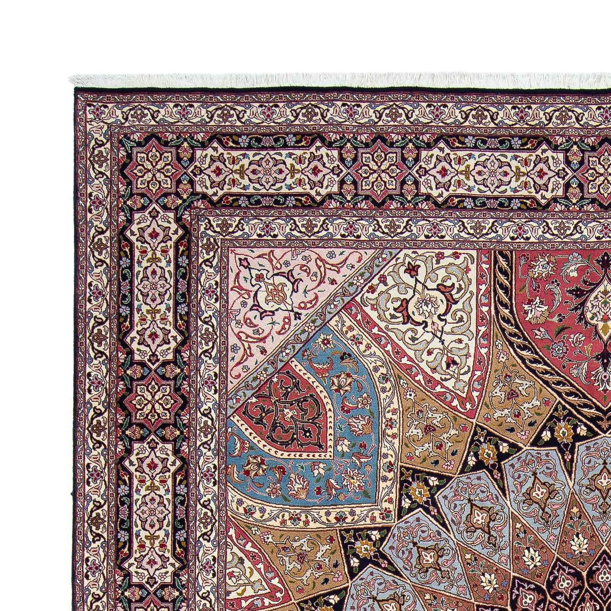 Tabriz - 50 Raj Teppe 256x303cm - Persisk teppe - flerfarget