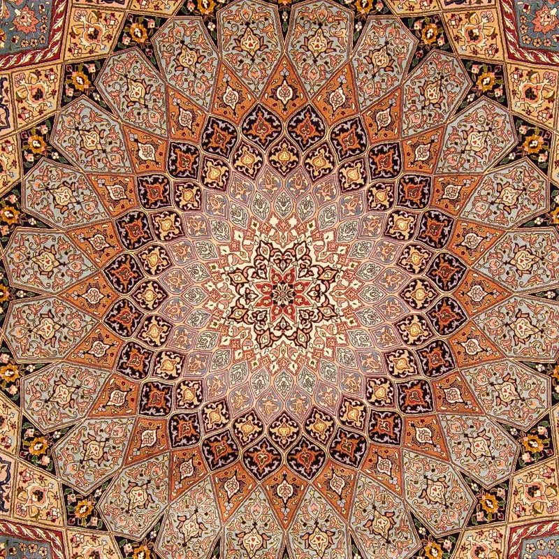 Tabriz - 50 Raj Teppe 301x400cm - Persisk teppe - flerfarget