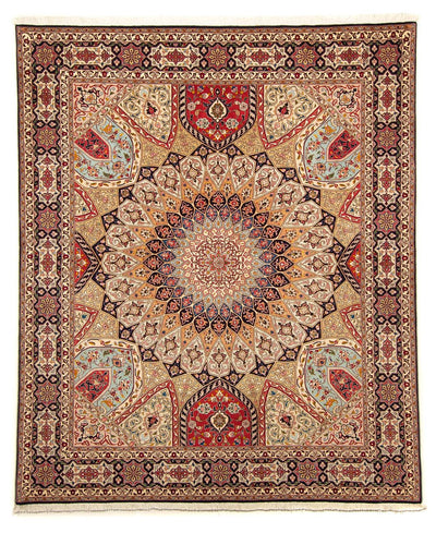 Tabriz - 50 Raj Teppe 205x246cm - Persisk teppe