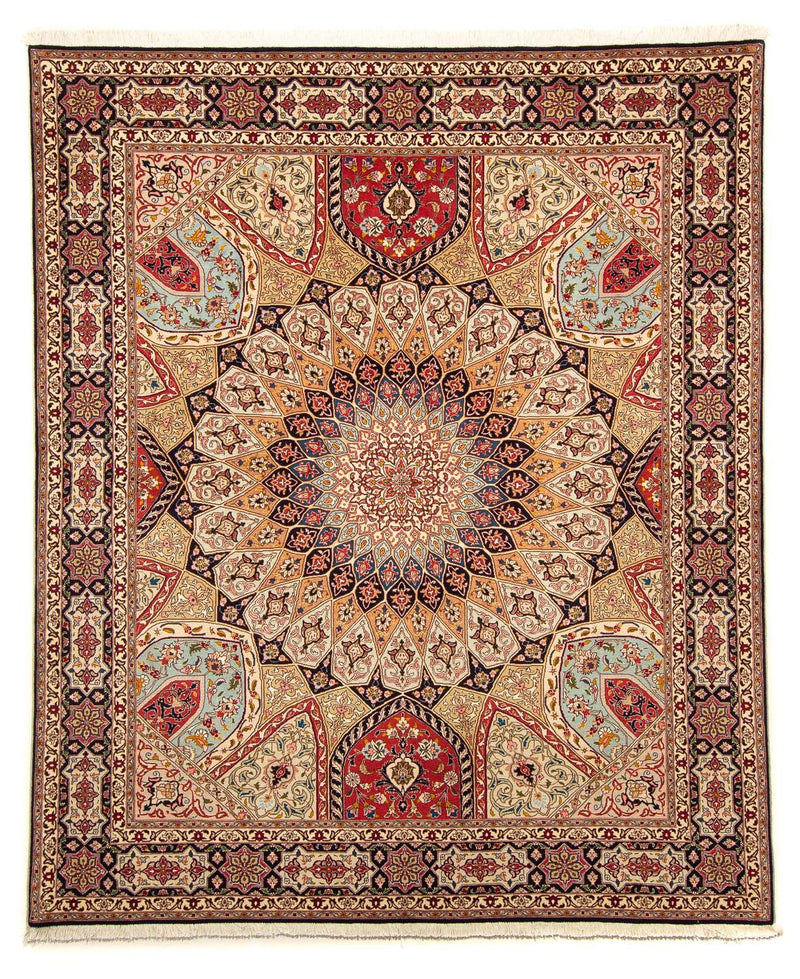 Tabriz - 50 Raj Teppe 205x246cm - Persisk teppe